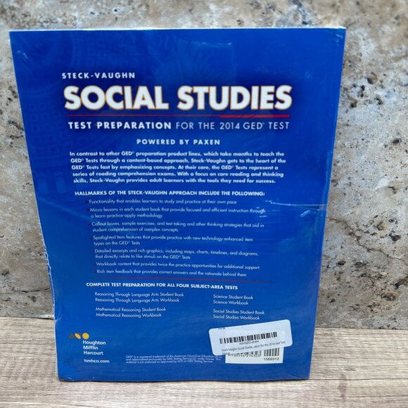 Steck-Vaughn GED: Test Preparation Student Book Social Studies 2014 - Picture 2 of 11